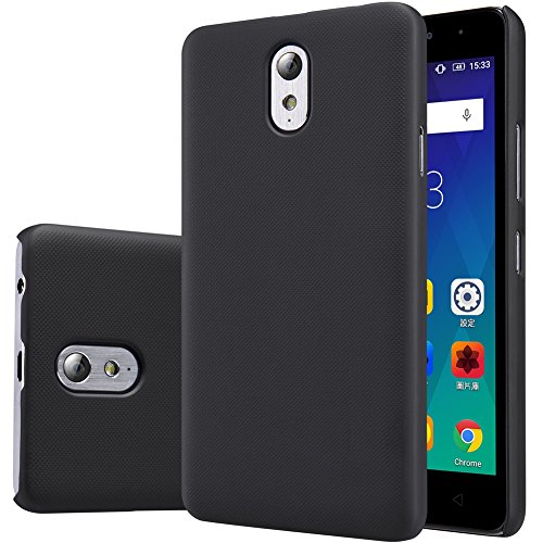 Lenovo Vibe P1m Case, Yaker Super Frosted Shield Hard Case Cover With Screen Protector Compatible -Retail Packaging for Lenovo Vibe P1m (Black)