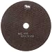 Weiler Tiger 5/8" Arbor, 0.035" Thickness, 6" Diameter, A60T Grit, Type 1 Reinforced Cut-Off Wheel