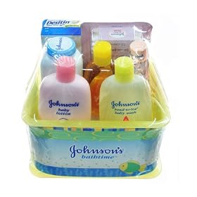 Johnson & Johnson Baby 7-Piece Bathtime Gift Set - one color, one size