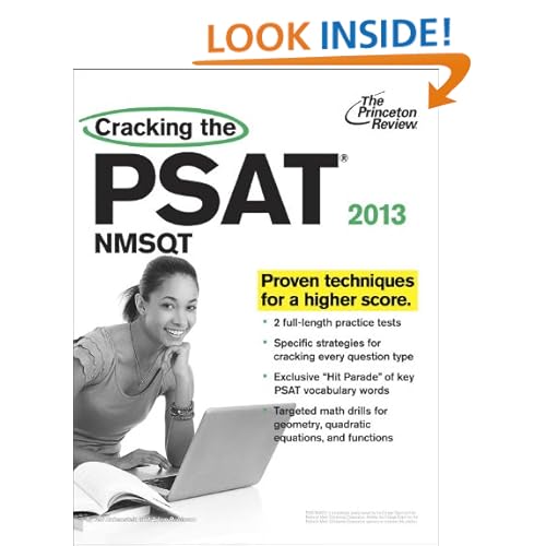 Cracking the PSAT/NMSQT, 2013 Edition (College Test Preparation)