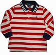Polo by Ralph Lauren Infant Baby Boys Polo Shirt Size 12 Months Red/White/Blue w/ Navy Pony