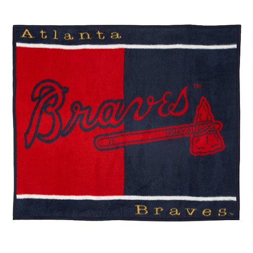 Buy Atlanta Braves Throw - 60x50 by Biederlack