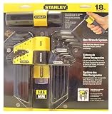 18 Pcs Hex Wrench System - Stanley