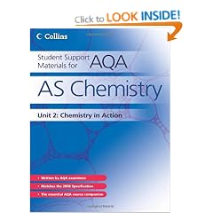 Student Support Materials for AQA - AS Chemistry Unit 2: Chemistry in Action: Chemistry in Action Unit 2