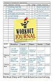 Workout Journal: Workout Diary with Food & Exercise Journal Log: Perfect Workout Charts & Weight Loss Journal To Kick-Start Your Fitness Routine (Workout Journals) (Volume 1)