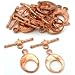 Star & Moon Toggle Clasps Copper Plated Parts Approx 12