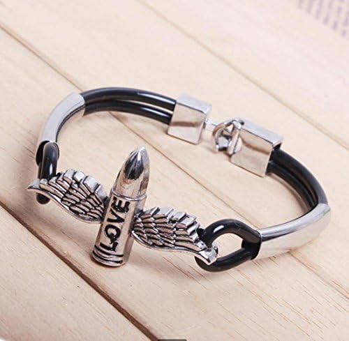 QNW6046sunnystyle315 Let Bullets Fly pu fashion bracelet double tube alloy jewelry wholesale bracelet bracelet