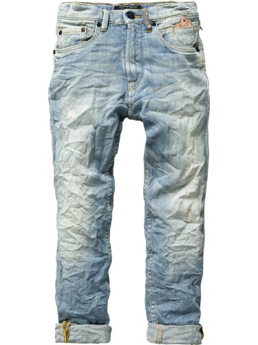 Scotch R\'Belle M&auml;dchen Jeans 12551285450 - NAOYO - LOOSE TAPERED - BONDI BLEACH, Gr. 104  Preisvergleich