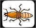 Mouse Pad with bug, insect, yellow, termite, soldier