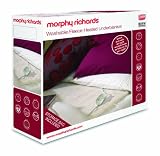 Morphy Richards 75182 Fleece Washable Electric Underblanket Dual Controls, King