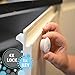 Booboo Child/Baby Safety Cupboard Locks (4 Locks 1 Key) Baby Proof Your Cabinets & Drawers with The Invisible Magnetic Adhesive Lock, Extra Easy Install, No Tools Needed!
