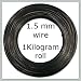 Bonsai Tree Training wire 4.0 mm - 1 kilo roll