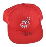 Bob Feller Cleveland Indians Autographed Baseball Cap - Autographed MLB Helmets and Hats