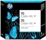 HP 70 Gloss Enhancer Crtg Twin Pack 130 Ml Size. Use In Desingjet Printers