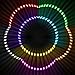 Cyber Cart 4PSC 8 Colors Car Interior Atmosphere Light with Wireless Remote Control & Sound Control, Auto LED Underdash Lighting Kit