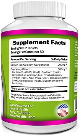 THE SWEEPER 14 Day Ultimate Detox Formula 120 Tabs, Colon Cleanse Supplement with Probiotic - Weight Loss Colon Cleanse Detox - Easy to Swallow , Maximum Well-being, Best Colon Cleanse Pills Tablets for a Weight Loss Diet - Contains Lactobacillus + Acidophilus Lives Cultures - Over the Counter Colon Cleanse Product - 365 Days 100% Satisfaction Guarantee/No Question Ask or Your Money Back!!!