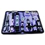 Ladies Lavender Premium-Grade Home Project Tool Set with Zip Case