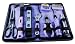 Ladies Lavender Premium-Grade Home Project Tool Set with Zip Case