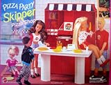 Barbie Pizza Party! SKIPPER Pizza Shop Playset (1995 Arcotoys, Mattel)