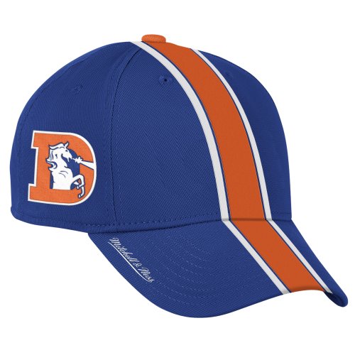 Denver Broncos Authentic Mitchell & Ness Retro D Logo Helmet Hat