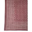 Home Interior Decorating Designer Bed Sheet Block Print In Cotton Twin Size (bssht695)