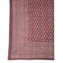 Home Interior Decorating Cotton Bed Sheet Block Print Twin Size