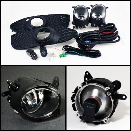 Rxmotoring 2006 Mitsubishi Lancer Fog Lights + 8 Led Bumper Lamps