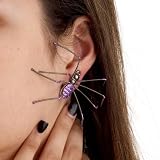 Spider Earrings (Purple) Child (One Size)