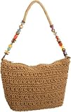  Cappelli 433 Crochet Toyo Bag,chocolate,one Size