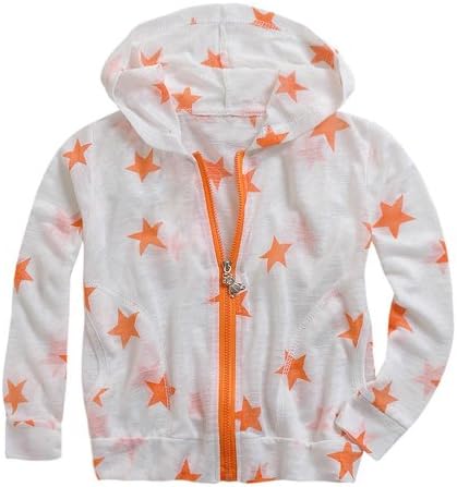 swim-3016 windykids Girls swimwear Cover up Sun protection clothing suntan proof UV protection swim wear Size 5-6Yorange