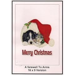 A Farewell To Arms: Widescreen TV. : Greeting Card: Merry Christmas