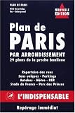 Atlas routiers : Plan de Paris par arrondissement - Avec encoches