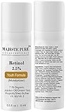 Majestic Pure Retinol Moisturizer Cream, Youth Formula, 0.5 fl. oz.