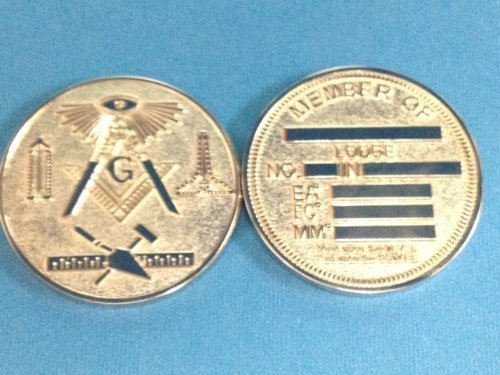 Commemorative Masonic Symbols Coin - The Masonic Exchange