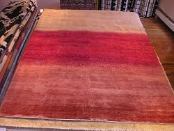 Handmade Indian Gabbeh Rug 9'1"x11'9"