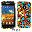 Snap on Cover Faceplate for Sprint Samsung Galaxy S2 Epic Touch 4G D710 Rainbow Dots