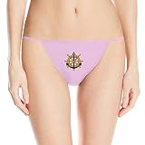 Underwear Nautical Icon Sexy Women's Thongs Pink