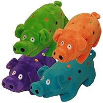 Multipet Plush Polka Dot Goblet Pig that Grunts, 9-Inch
