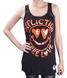 AFFLICTION Free Love Sleeveless Lace Womens Tank Top Dress