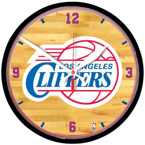 NBA Los Angeles Clippers Round Wall Clock