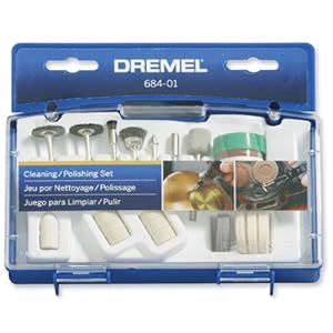 Dremel 684-01 20-Piece Clean and Polish Rotary Tool Accessory Kit With Case by Dremel