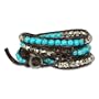 SilberDream Lederarmband Stein türkis für Damen Leder Armband Echtleder LA3191T SilberDream Lederarmband Stein türkis für Damen Leder Armband Echtleder LA3191T
