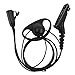 KENMAX Multi-pin D Shape Earpiece Ear-clip Ear-hook Headset with PTT Mic for Motorola XPR-6500 XiR P8208 DGP-6150 DP4600 APX-4000