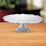 Lenox Metalware Organics Cake Plate Ruffle