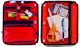 Case-it Pencil Pouch for Binders with 3 Zipper Pockets, Red, 9 inch x 11 inch, PEN-03-RED