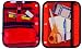 image and picture of Case-it Pencil Pouch for Binders with 3 Zipper Pockets, Red, 9 inch x 11 inch, PEN-03-RED