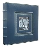 Review Kleer Vu  / Kleer-Vu Classic Leather 200 Photo/Memo Album, Synergy Collection, Blue