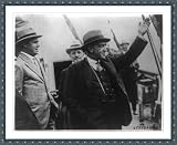 Historic Print (M): Sir Ernest Shackleton waves goodbye to civilization, starting 30,000 miles voyage, [from