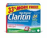 Claritin Allergy 24 hr, 10mg, 30-Count Box +10 Bonus Tablets