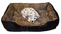 WILMA dog bed - dog cushion L 35'' x 28'' leopard #2052L